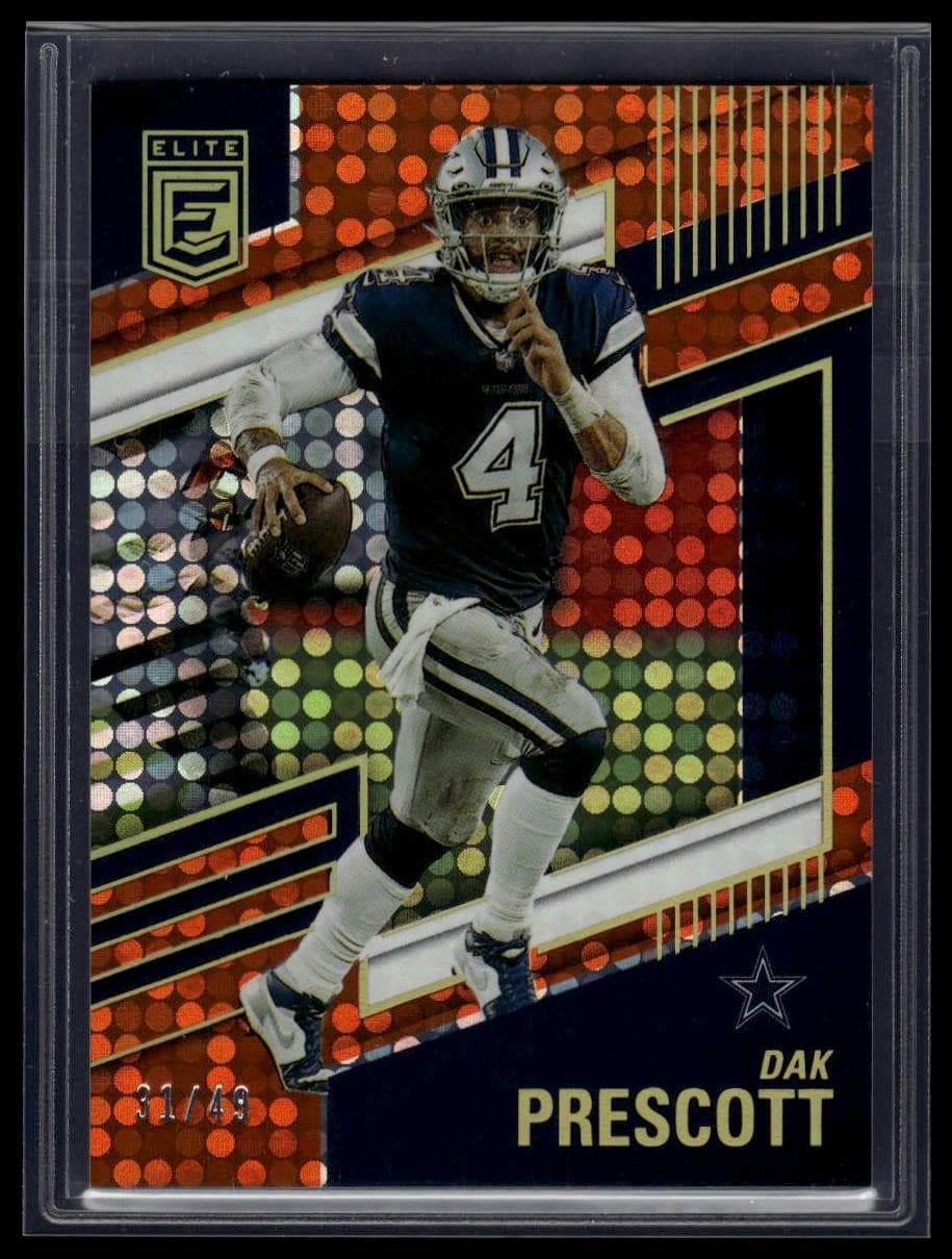 Elite Dak Prescott 2022 Donruss 2022 Donruss orange