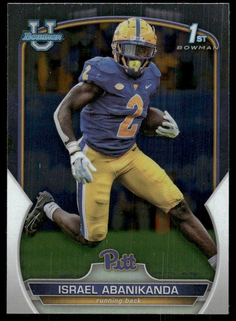 University Israel Abanikanda 2022 Bowman Chrome 2022 Bowman Chrome