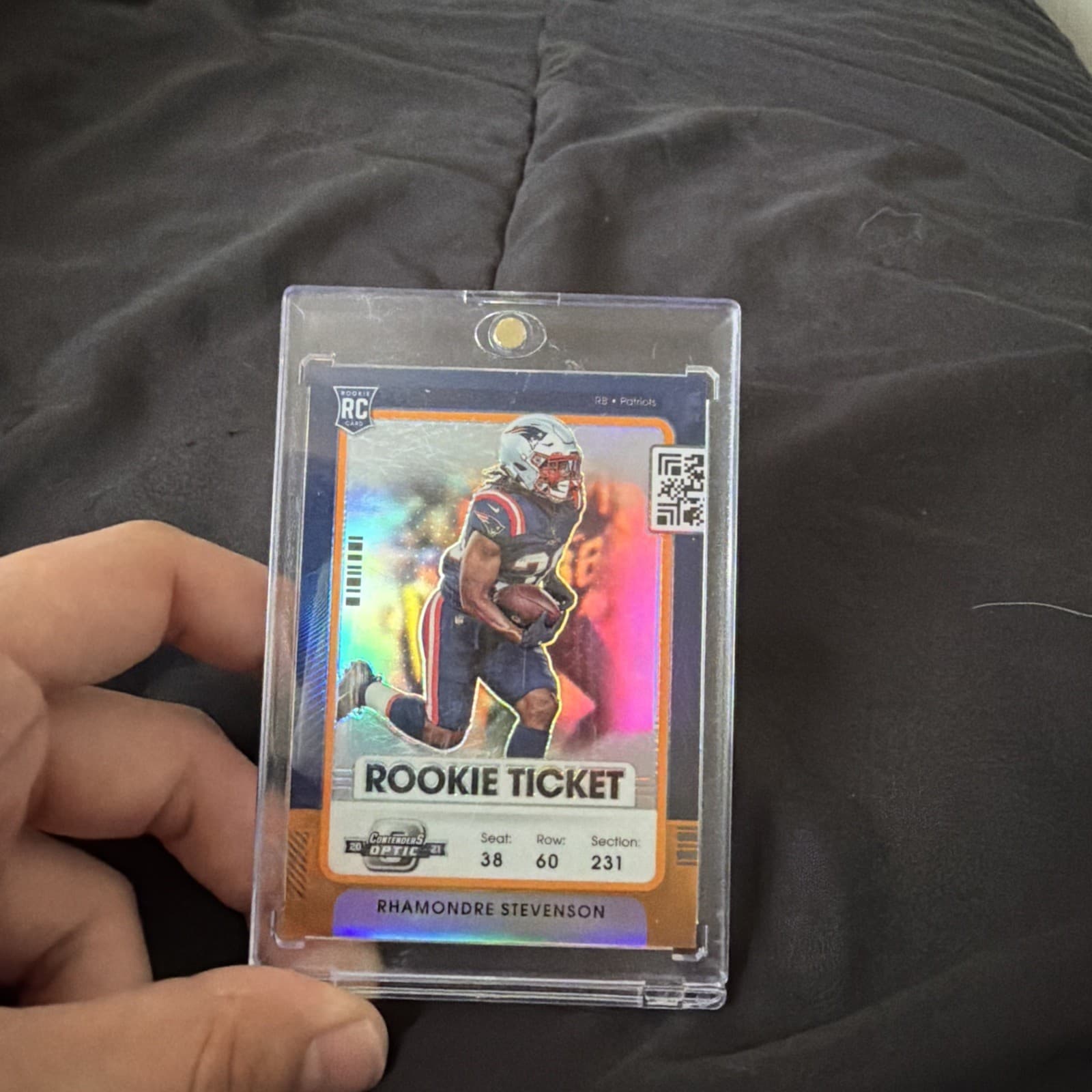Ticket Rhamondre Stevenson 2021 Panini Contenders 2021 Panini Contenders