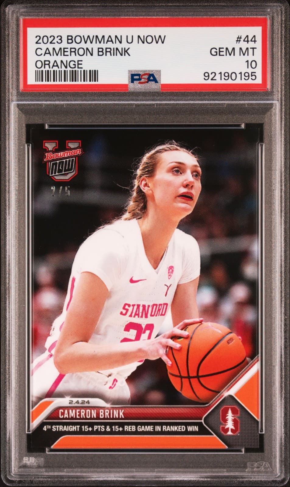 Cameron Brink University 2023 Bowman 2023 Bowman