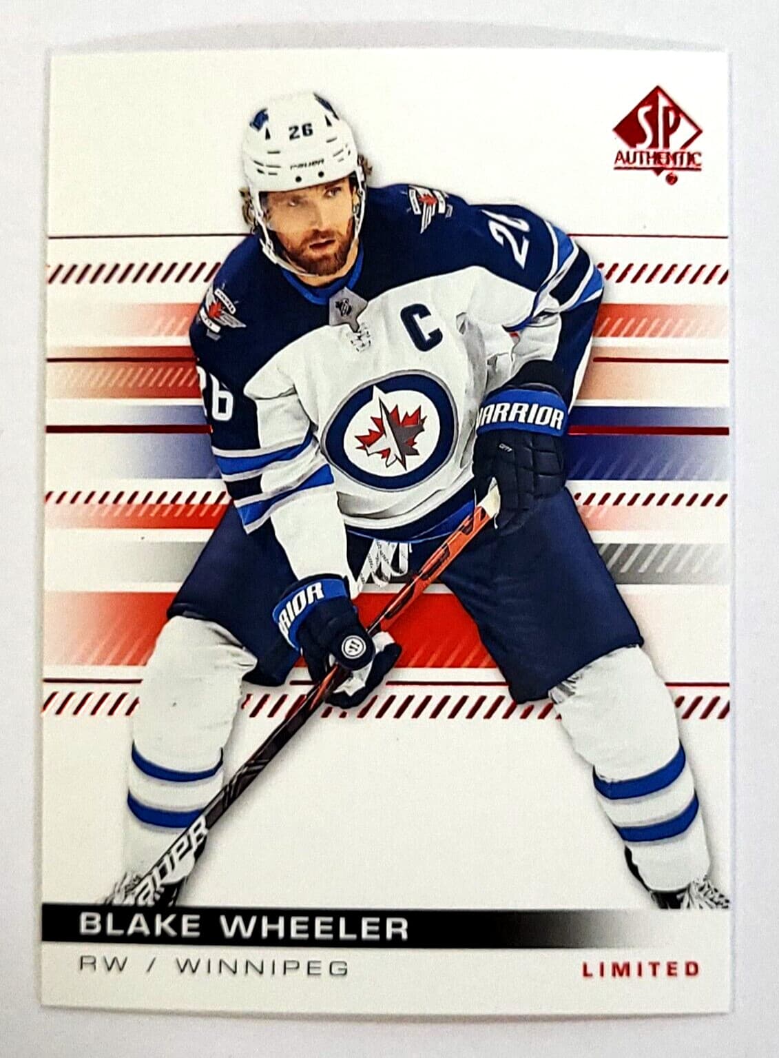 - BLAKE WHEELER AUTHENTIC LIMI 2019 Upper Deck SP 2019 Upper Deck SP