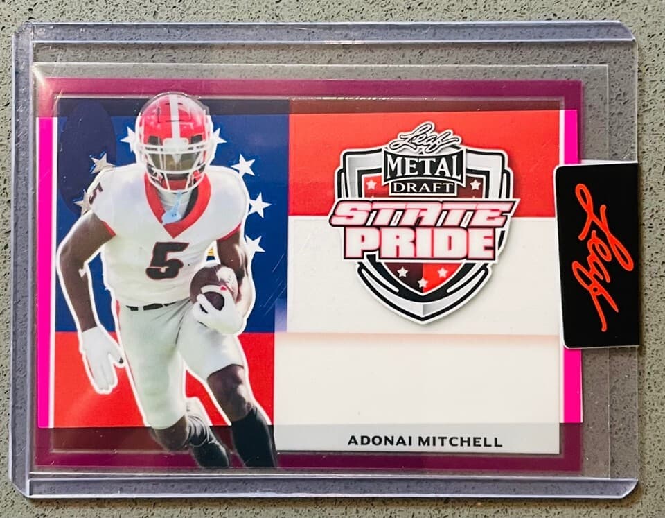 Metal Draft Football 2022 Leaf 2022 Leaf