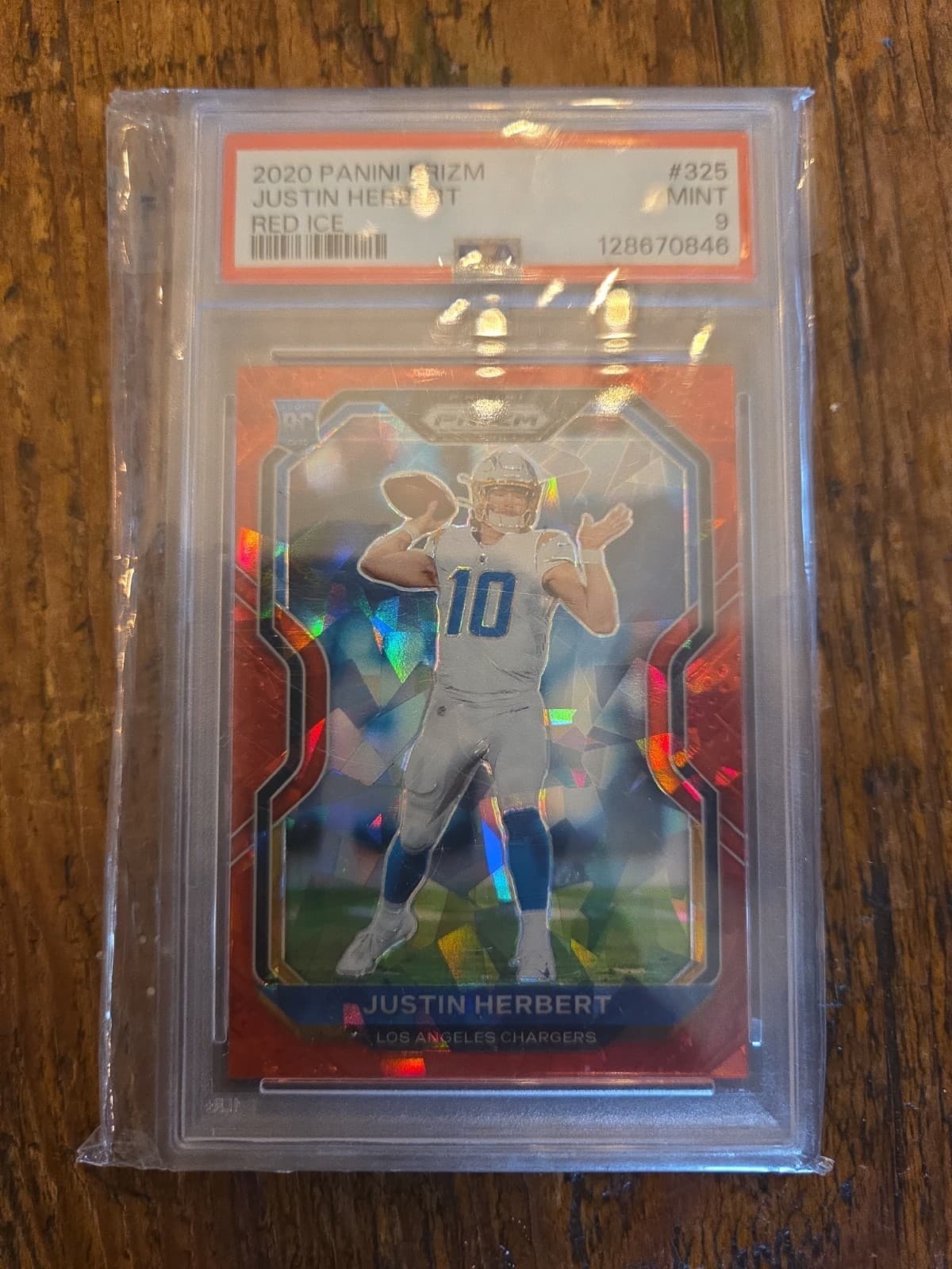 Justin Herbert Red 2020 Panini Prizm 2020 Panini Prizm