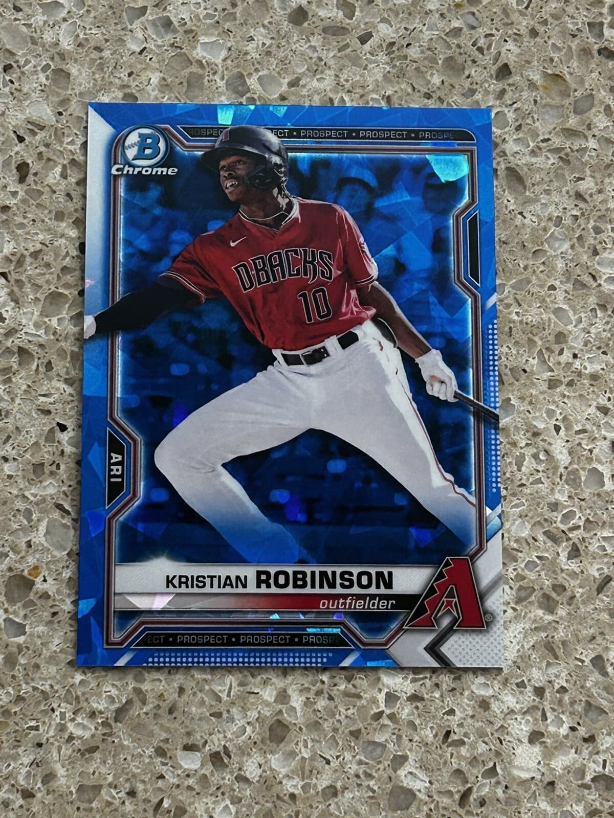 Kristian Robinson Sapphire 2021 Bowman Chrome 2021 Bowman Chrome