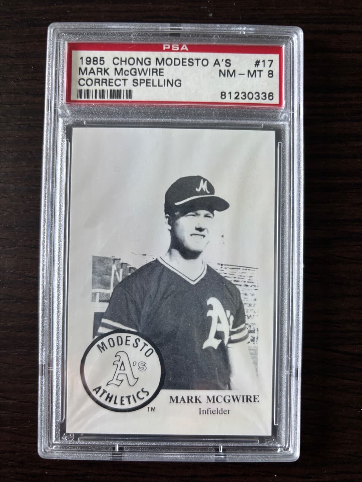 CHONG MODESTO A'S BASEBALL MAR 1985
