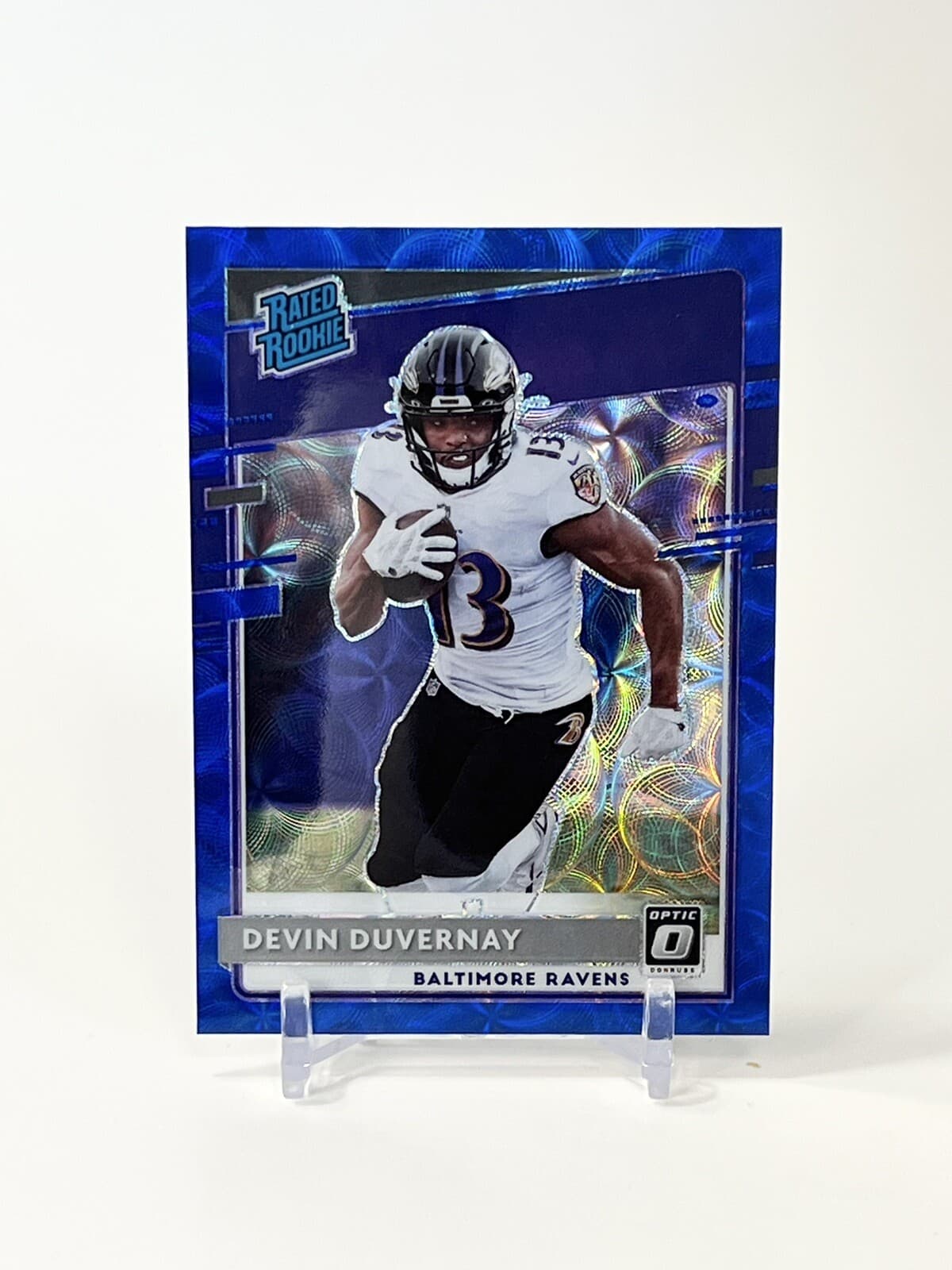 Devin Duvernay 2020 panini Donruss Optic