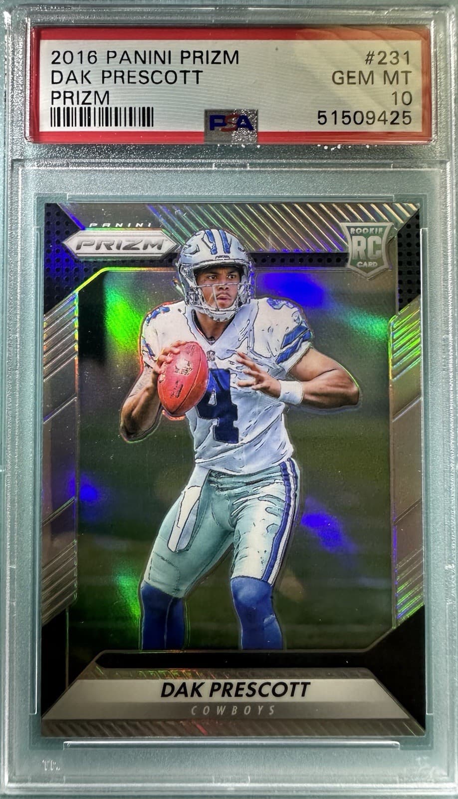 Dak Prescott Football 2016 Panini Prizm