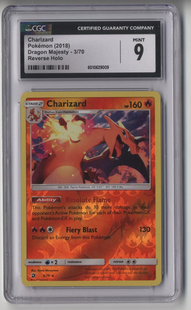 Charizard 2018 Pokemon Dragon Majesty Holo