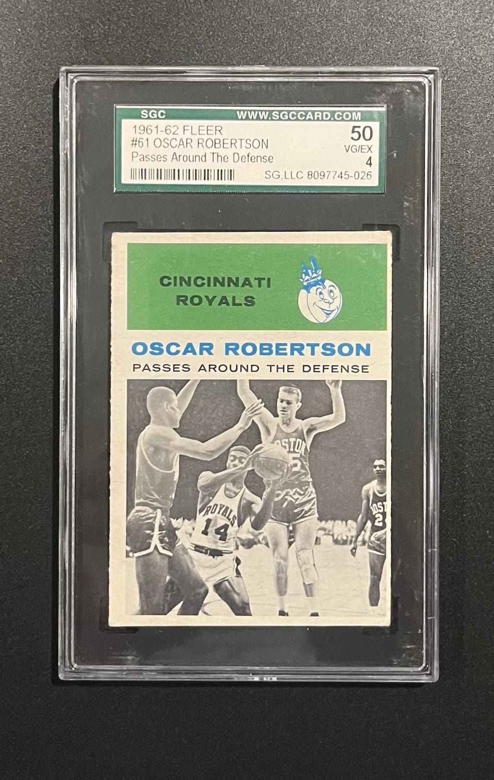 Oscar Robertson In 1961 Fleer