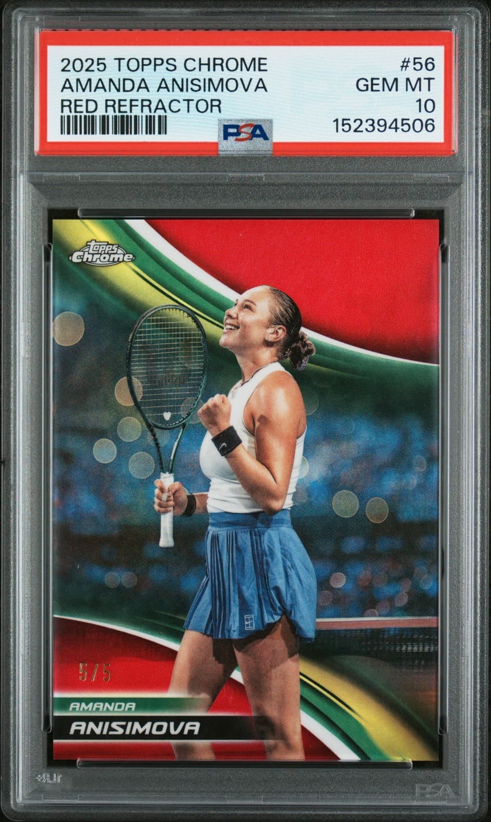 Amanda Anisimova trading card