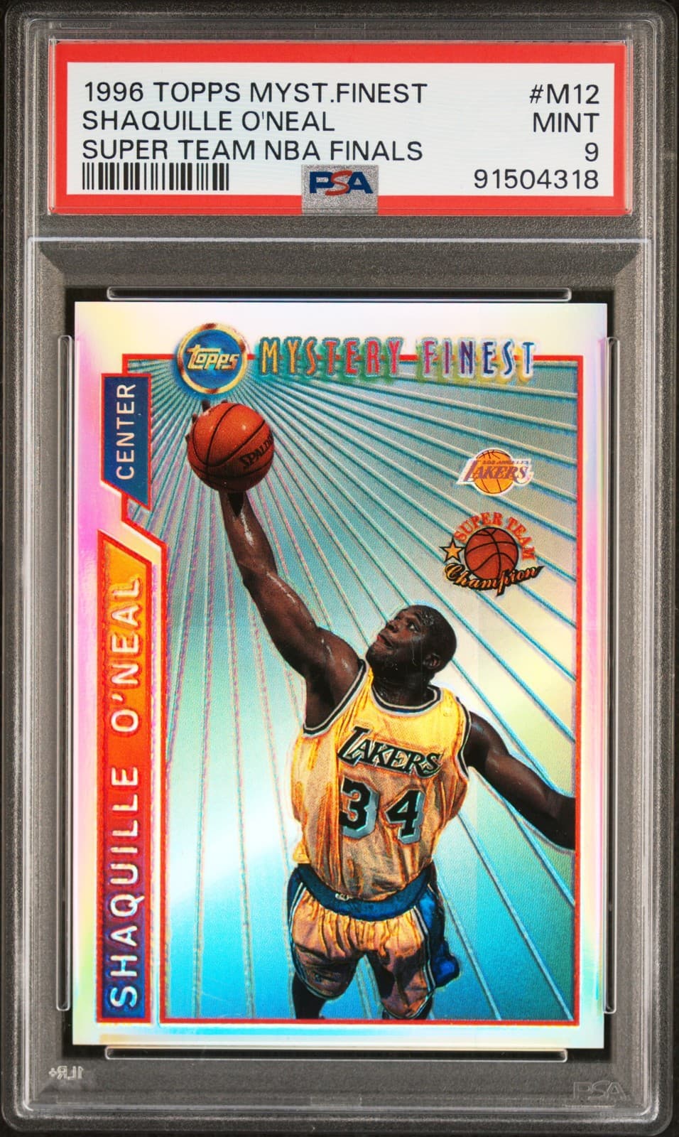 MYSTERY FINEST SUPER TEAM NBA 1996 Topps