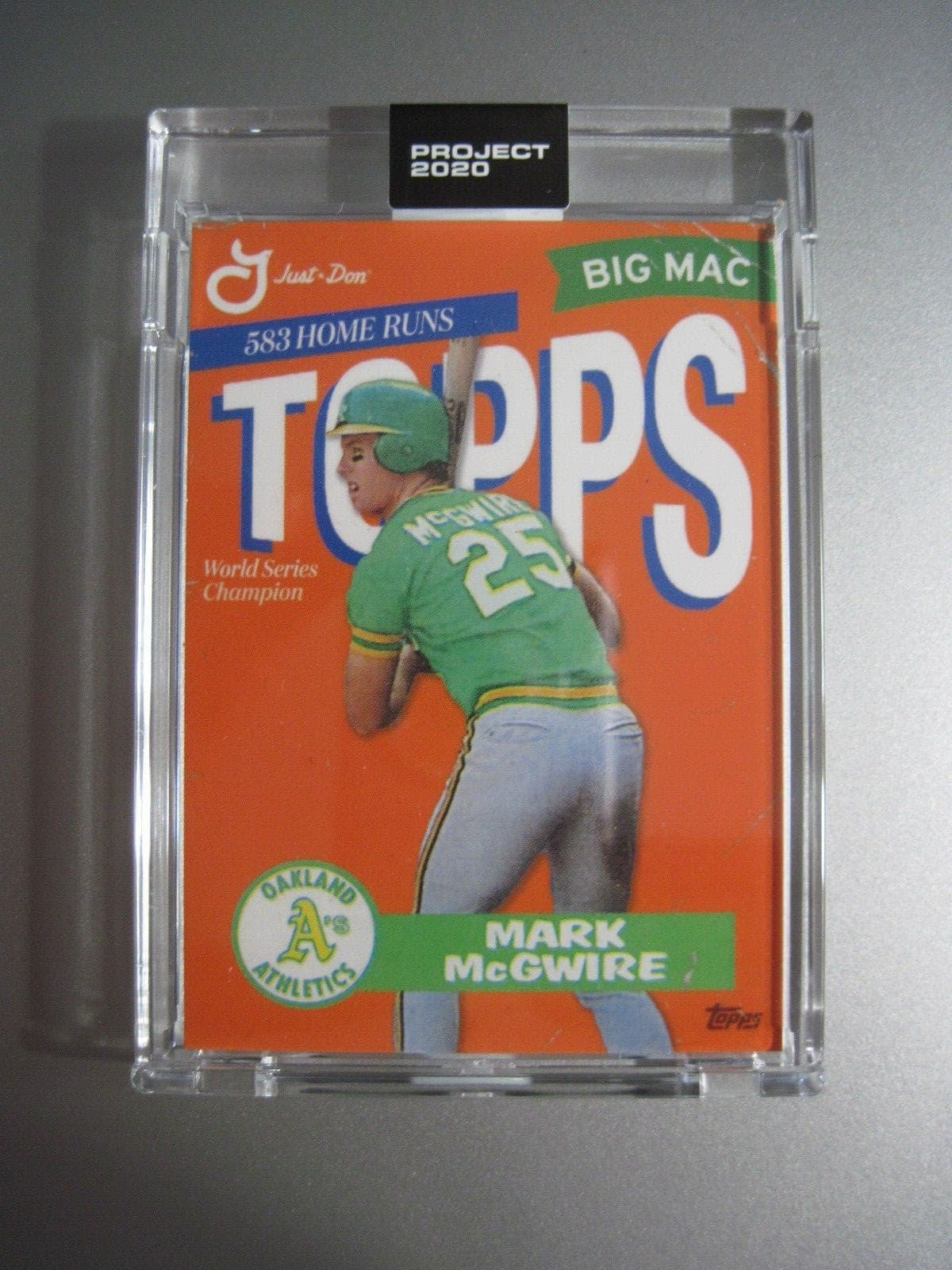Project Mark Mc 2020 Topps 2020 Topps