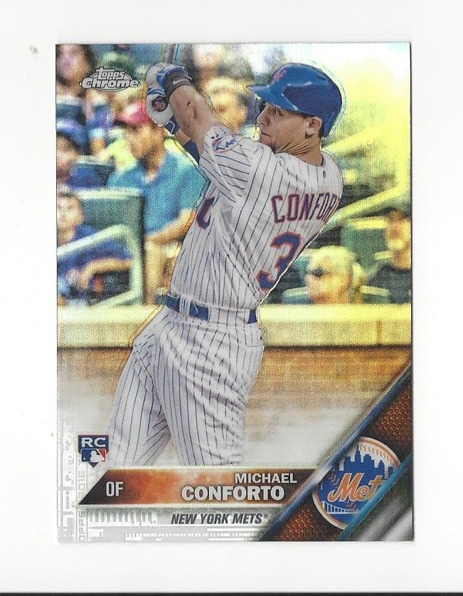 Michael Conforto Mets 2016 Topps Chrome 2016 Topps Chrome refractor