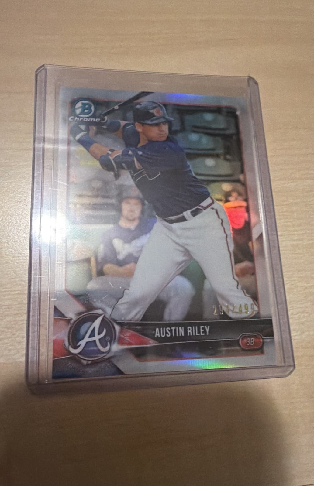 Prospects Austin Riley 2018 Bowman Chrome 2018 Bowman Chrome