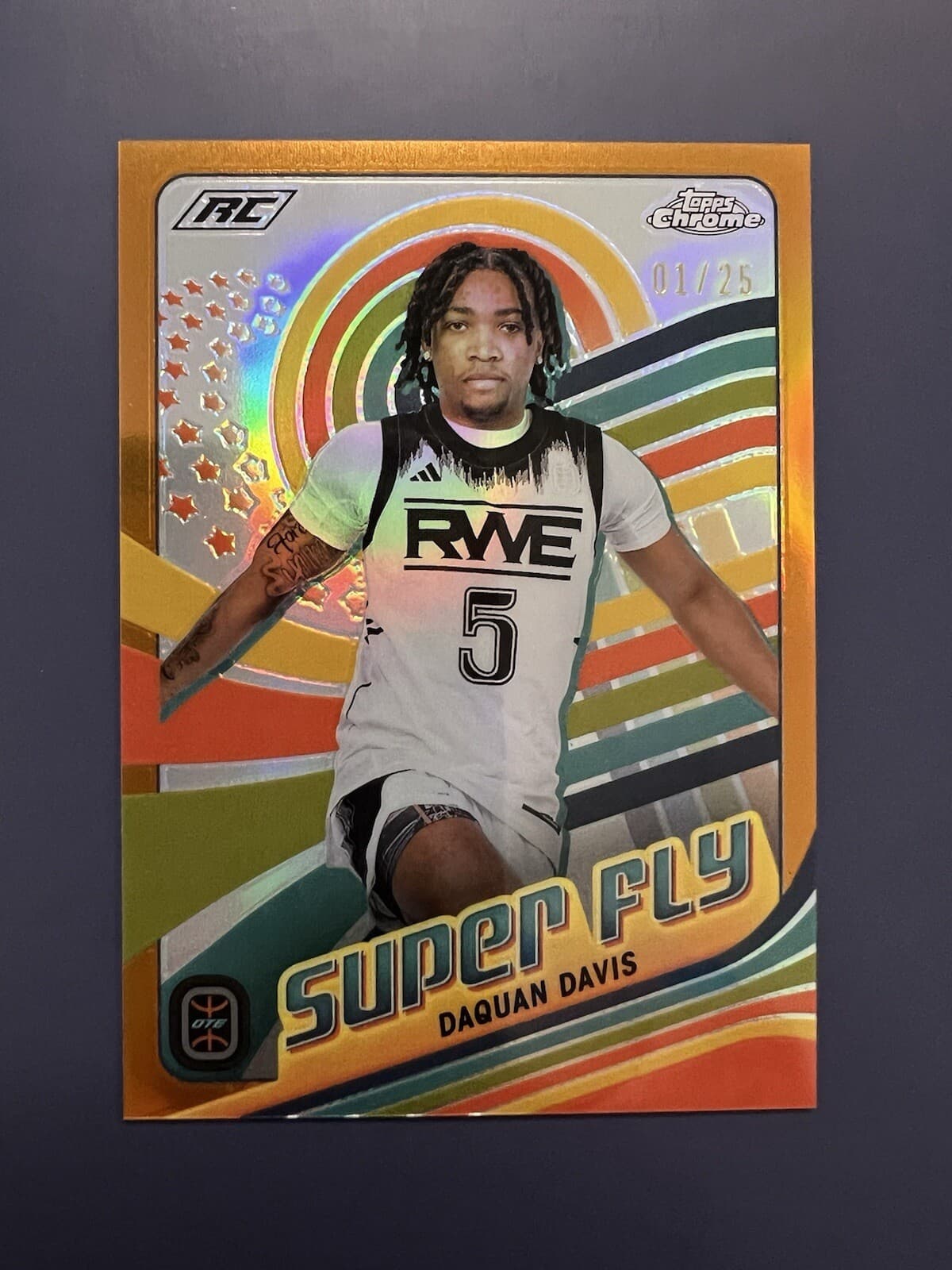 Daquan Davis Orange 2023 Topps Chrome 2023 Topps Chrome