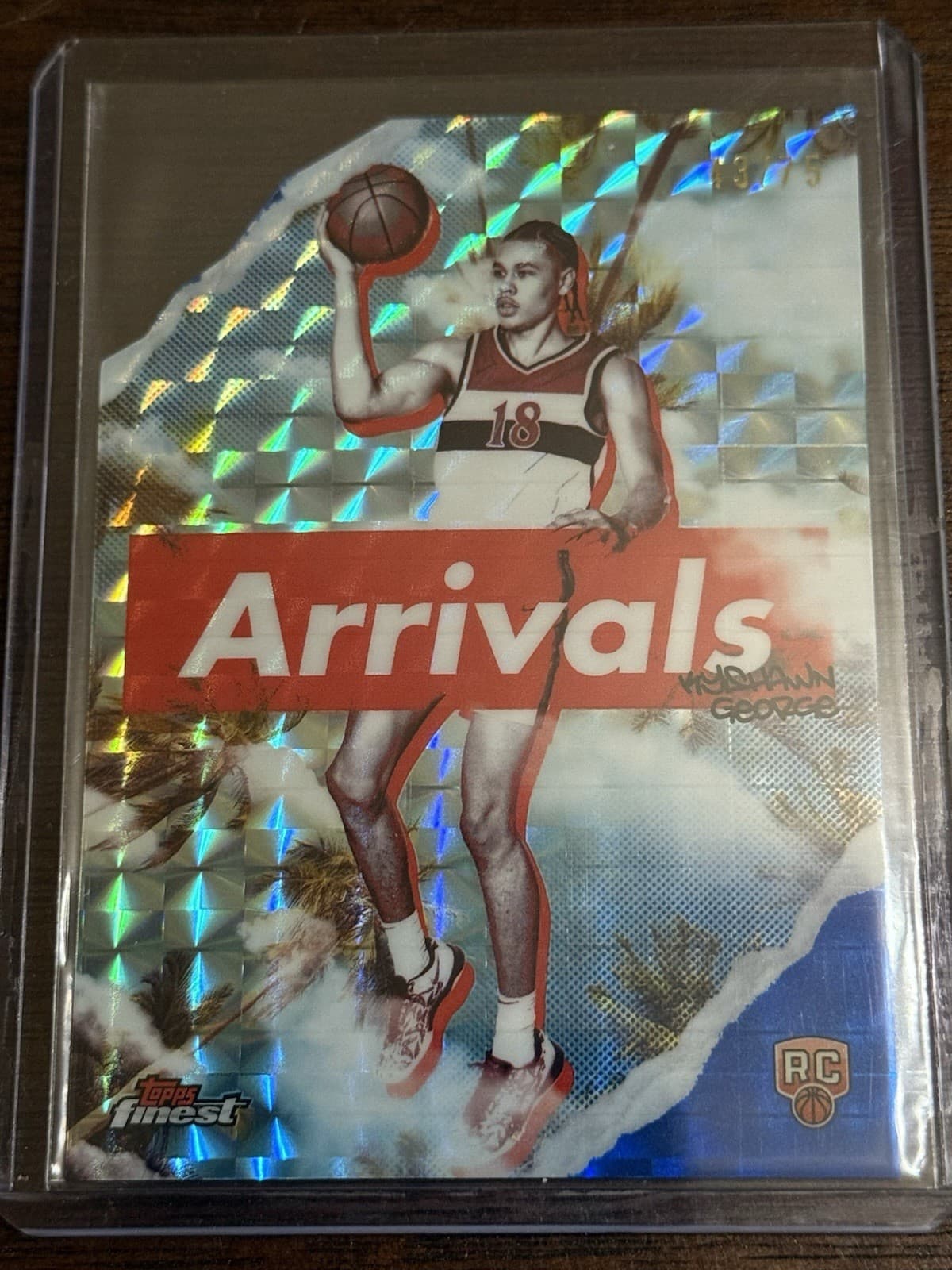 Basketball Blue Geometric 2025 Topps Finest 2025 Topps Finest