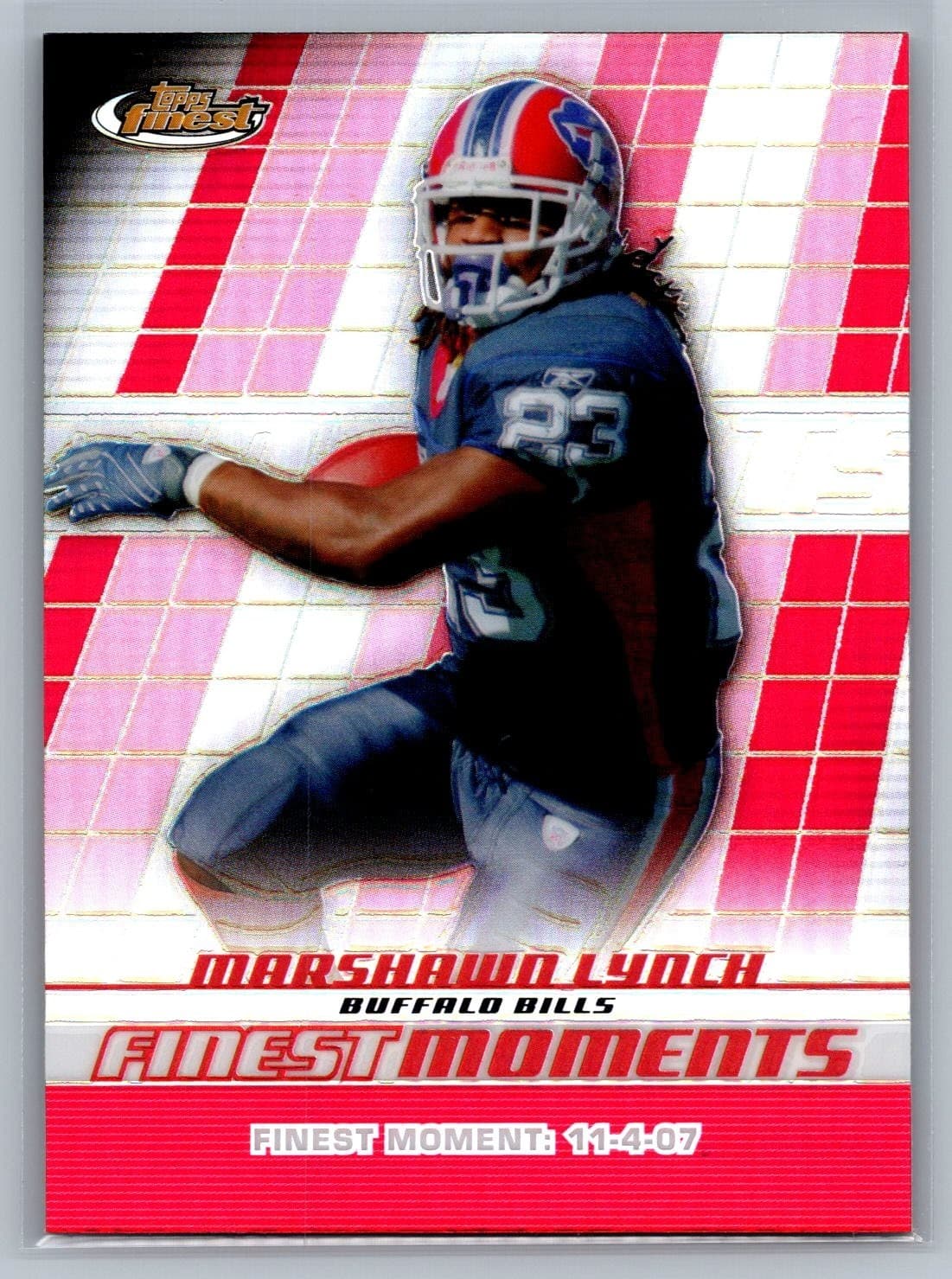 Finest Moments Marshawn 2008 Topps Finest 2008 Topps Finest