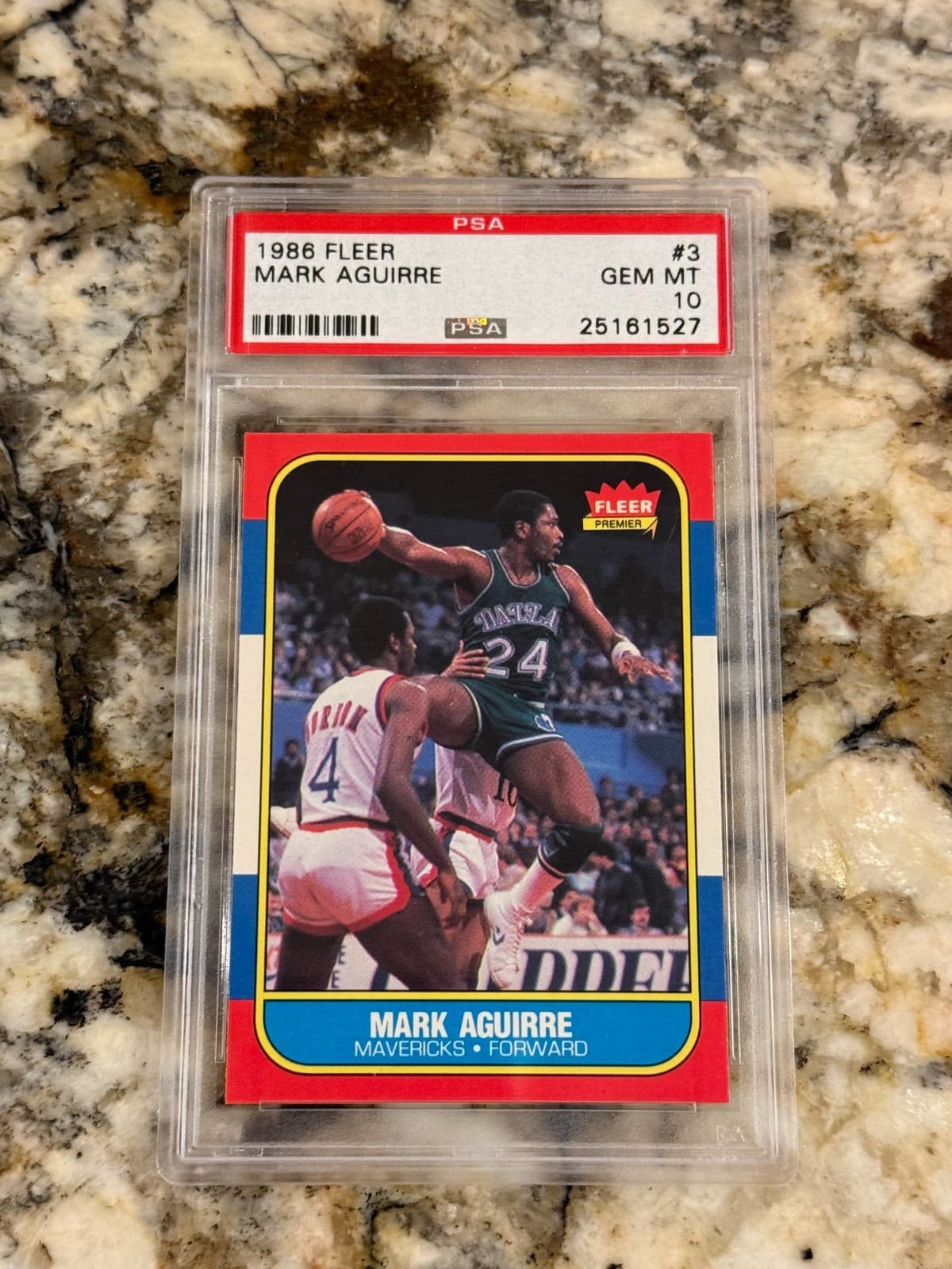 Basketball Mark Aguirre 1986 Fleer