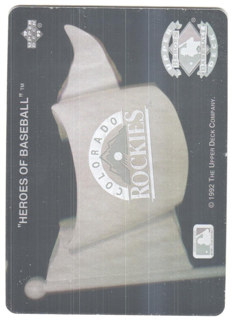 Colorado Rockies Heroes 1992 Upper Deck