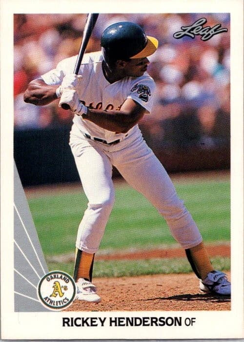 Rickey Henderson 1990 Leaf