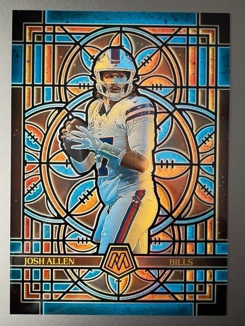 Josh Allen Stained 2025 Panini Mosaic 2025 Panini Mosaic