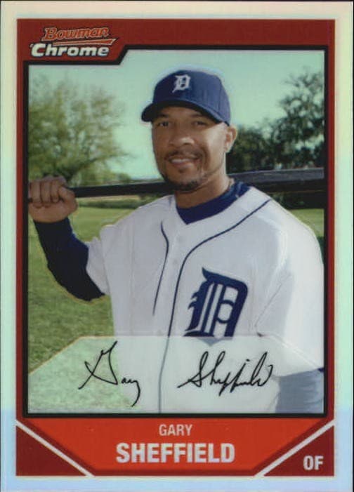 Refractors Gary Sheffield 2007 Bowman Chrome 2007 Bowman Chrome
