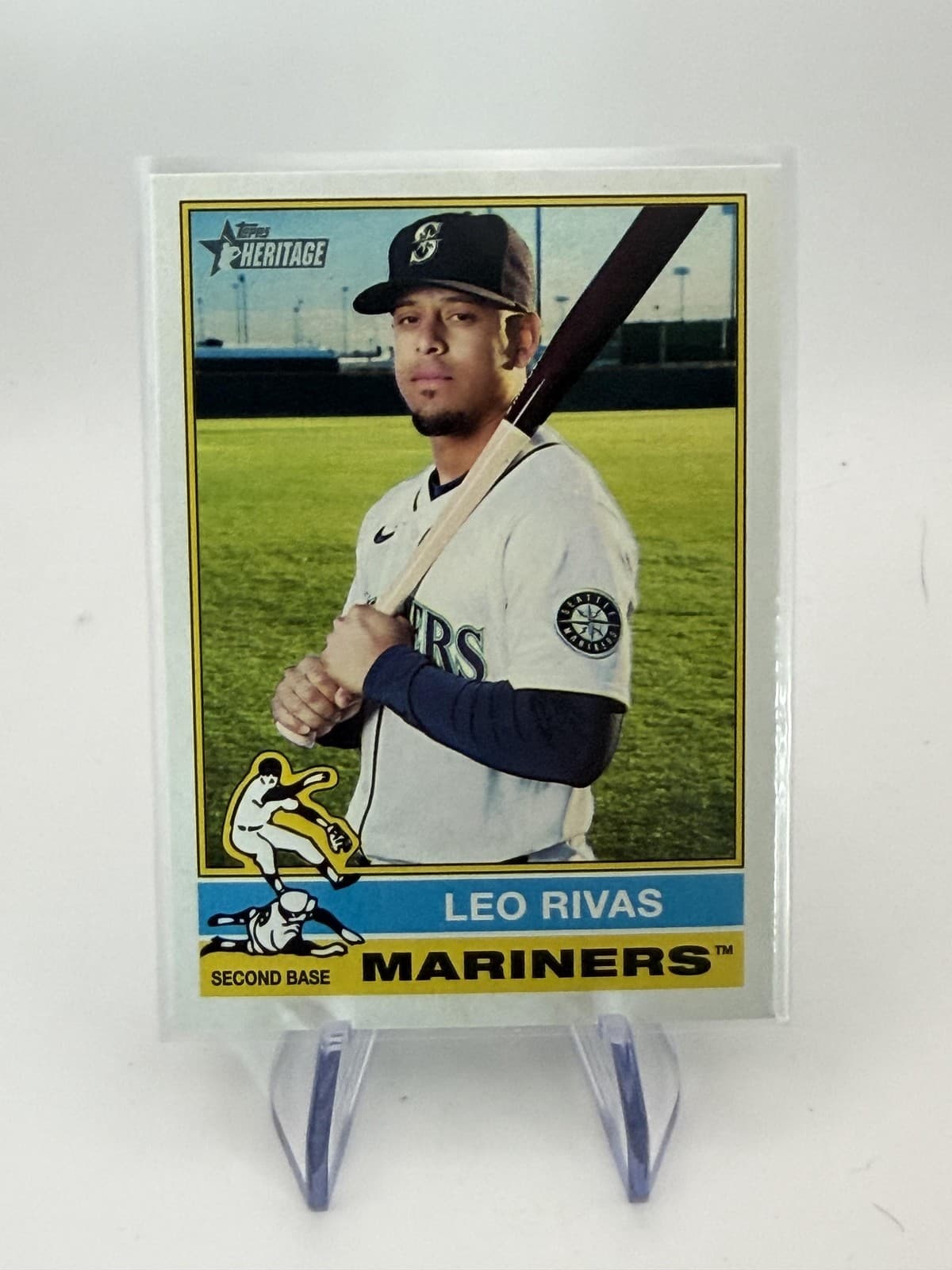 Leo Rivas Seattle 2025 Topps Heritage 2025 Topps Heritage