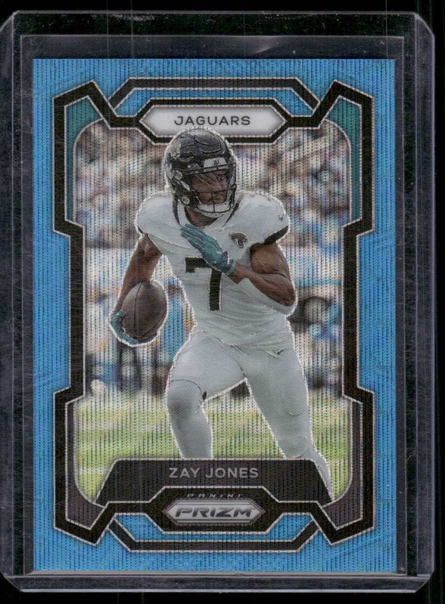 Zay Jones Blue 2023 Panini Prizm 2023 Panini Prizm blue-wave