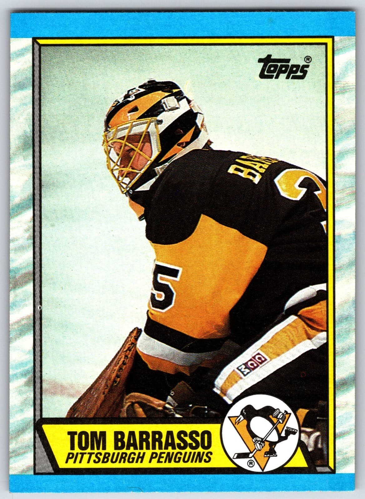 Tom Barrasso trading card