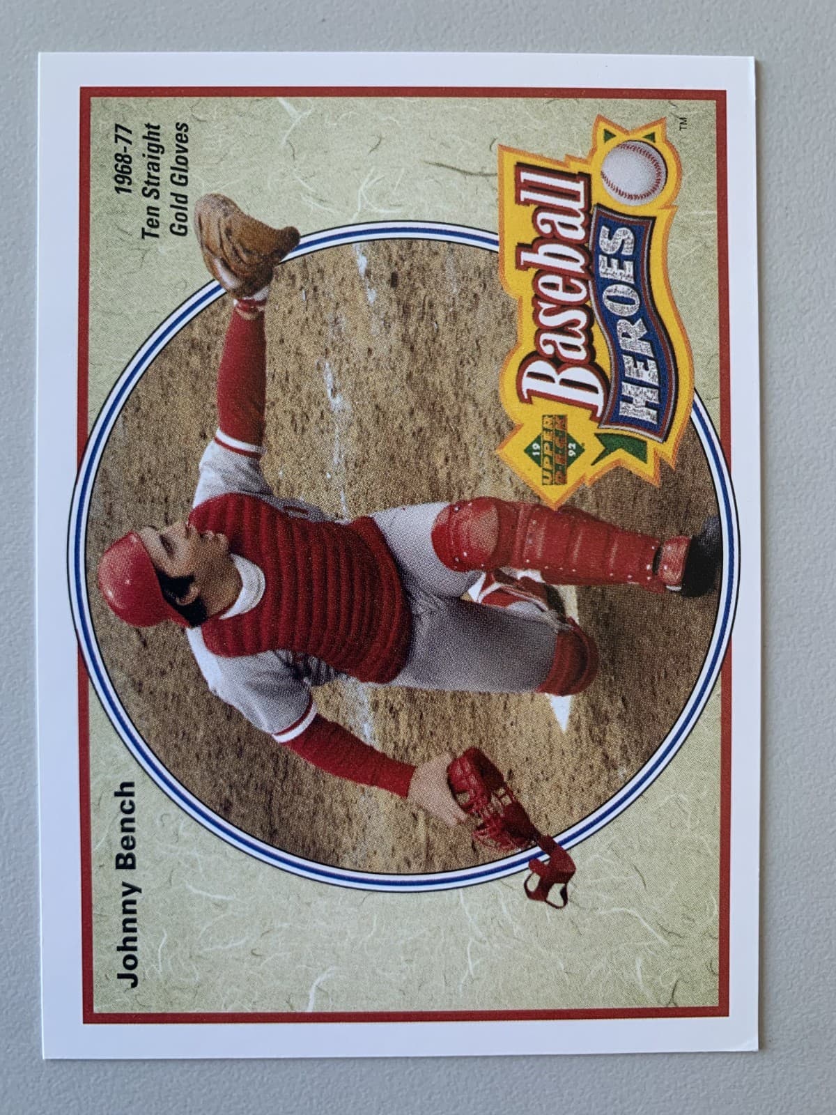 Johnny Bench Baseball 1992 Upper Deck 1992 Upper Deck