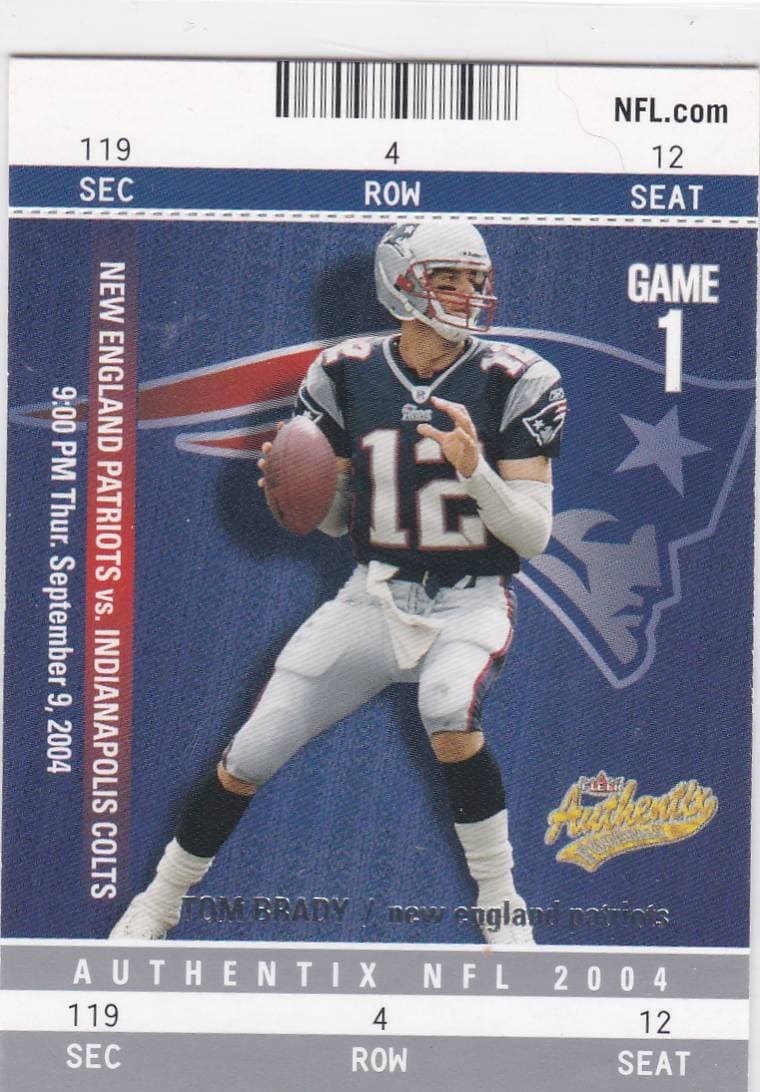 Authentix Tom Brady #1