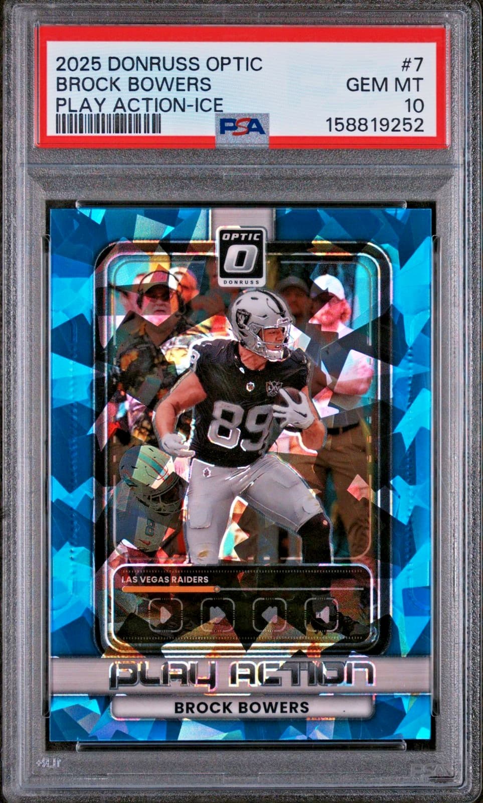 Brock Bowers Football 2025 Donruss Optic 2025 Donruss Optic