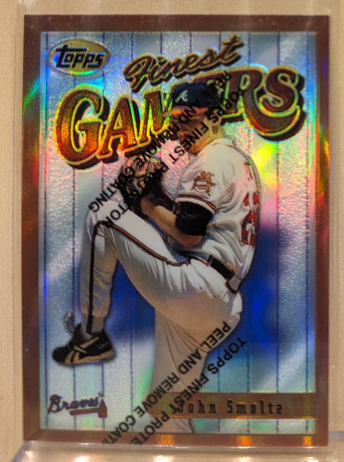 John Smoltz Braves 1996 Topps Finest