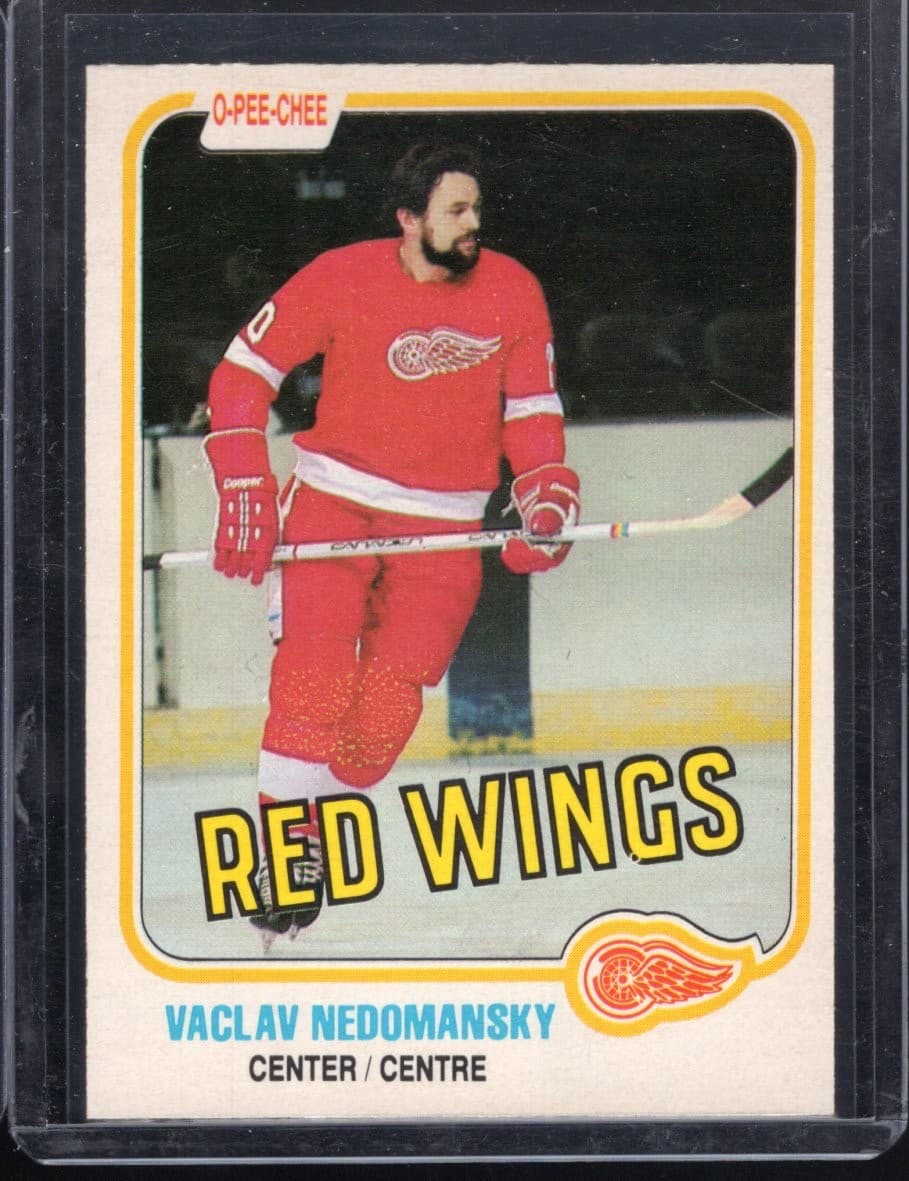Vaclav Nedomansky 1981 topps O-Pee-Chee