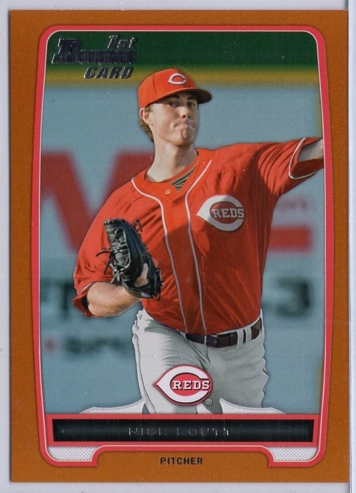 Orange Nick Routt 2012 Bowman Draft