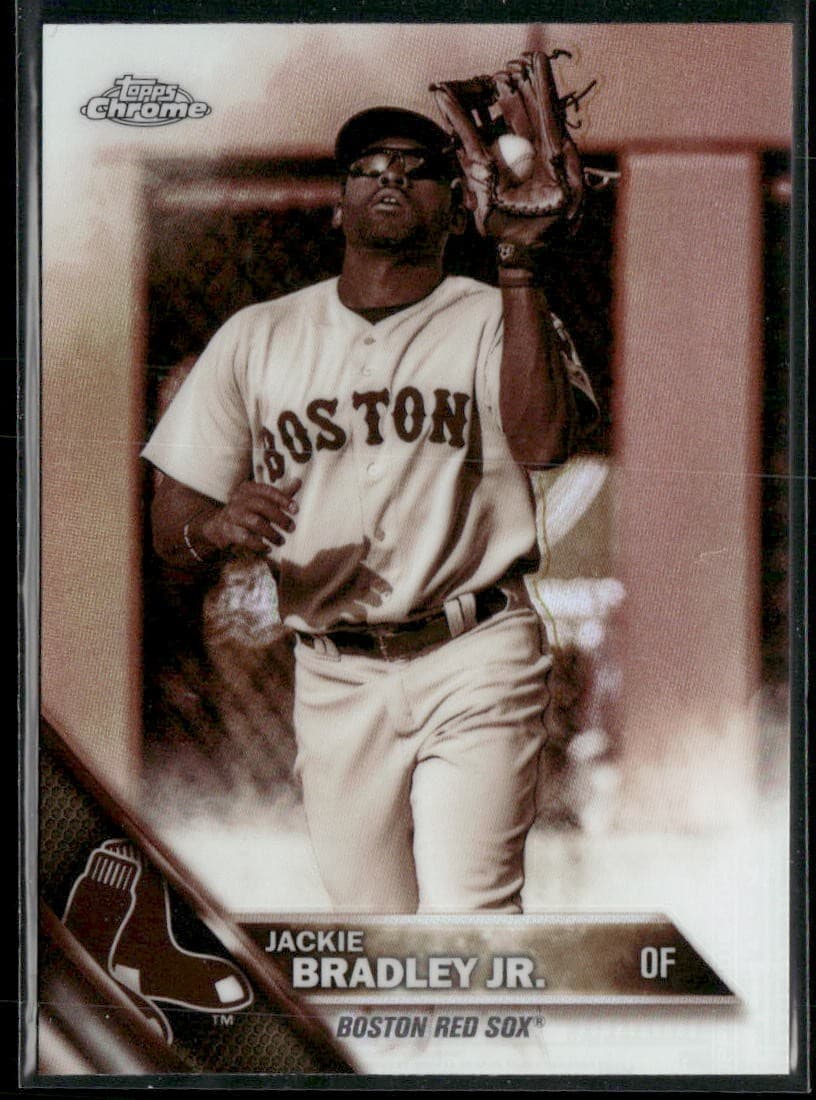 Jackie Bradley Jr 2016 Topps Chrome 2016 Topps Chrome refractor
