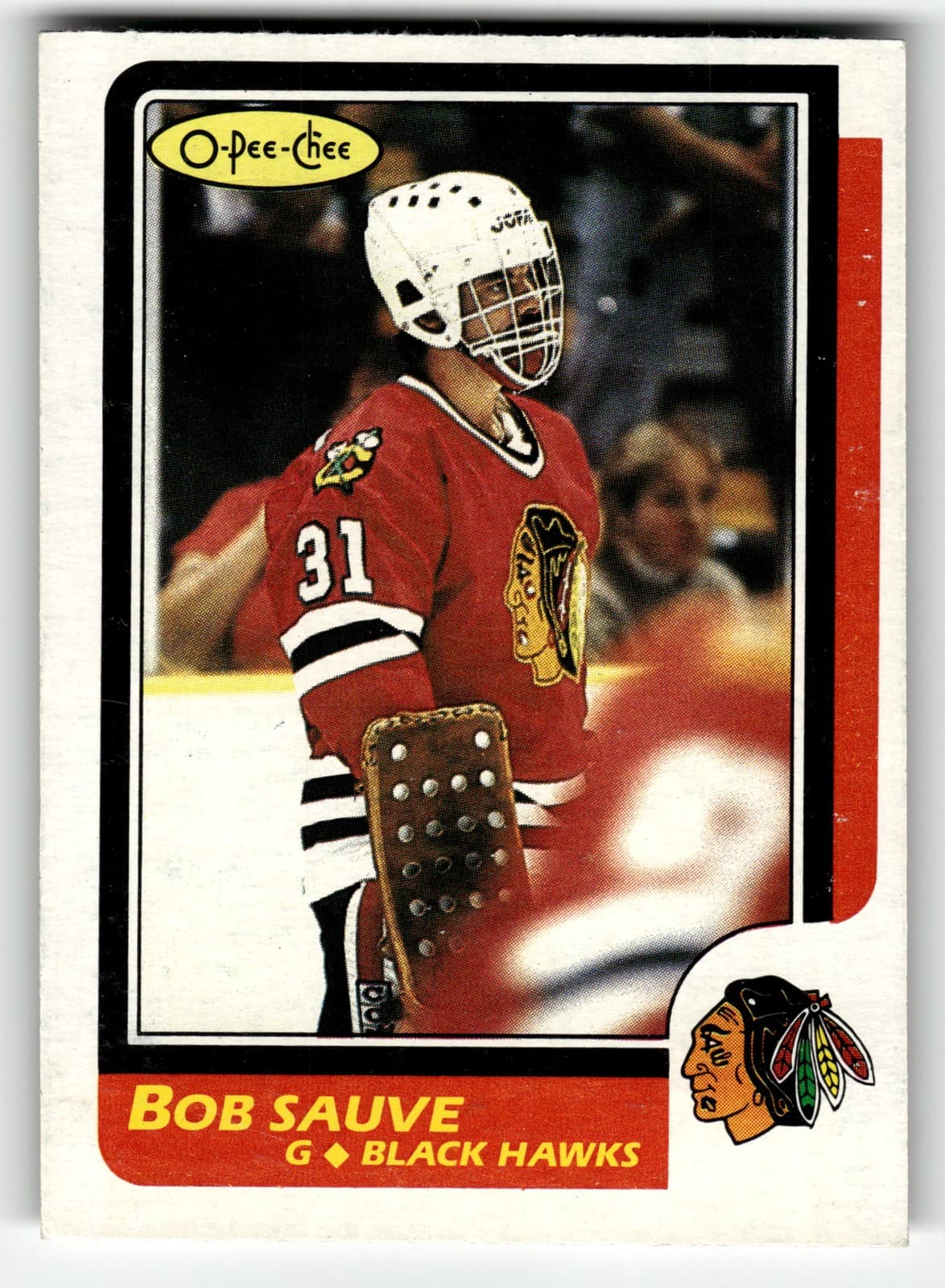 Bob Sauve trading card