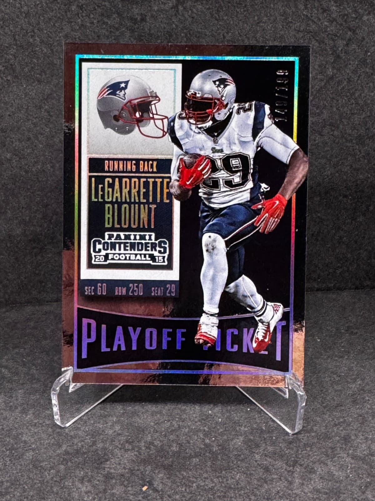 LEGARRETTE BLOUNT PLAYOFF TICK 2015 Panini Contenders