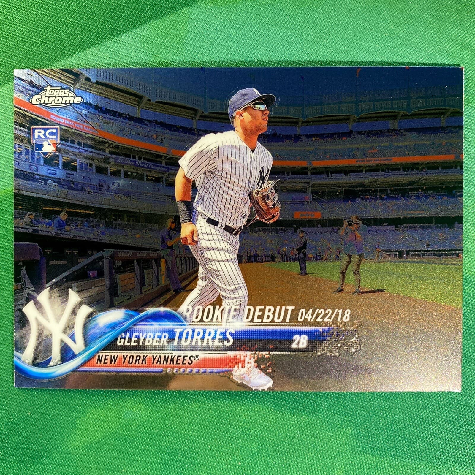 Gleyber Torres 2018 topps Topps Chrome Update
