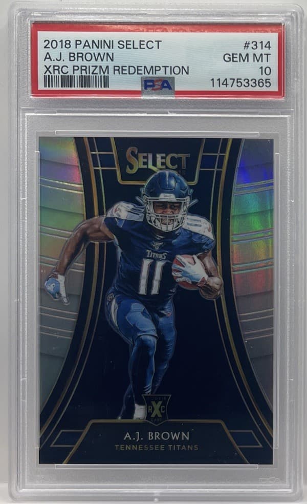 A.J. BROWN XRC RDM SSP 2018 Panini Select 2018 Panini Select