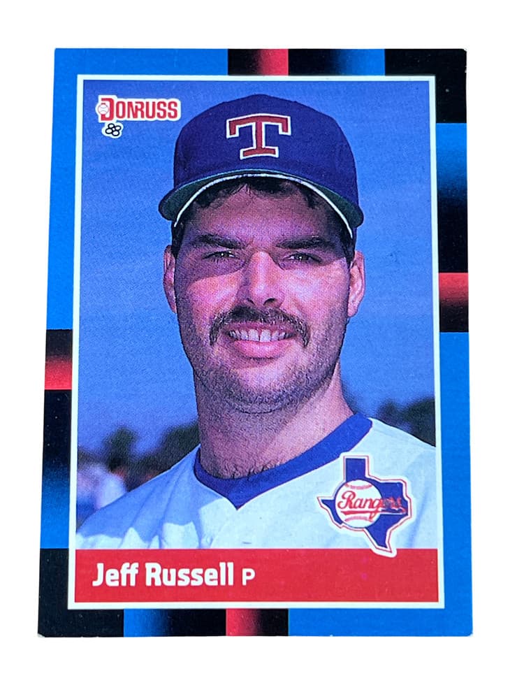 Jeff Russell Texas 1988 Donruss