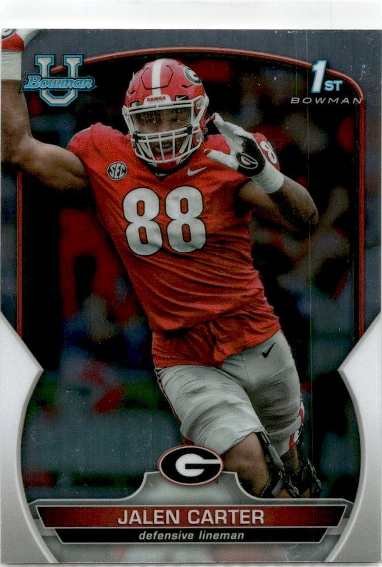 University Jalen Carter 2022 Bowman Chrome 2022 Bowman Chrome