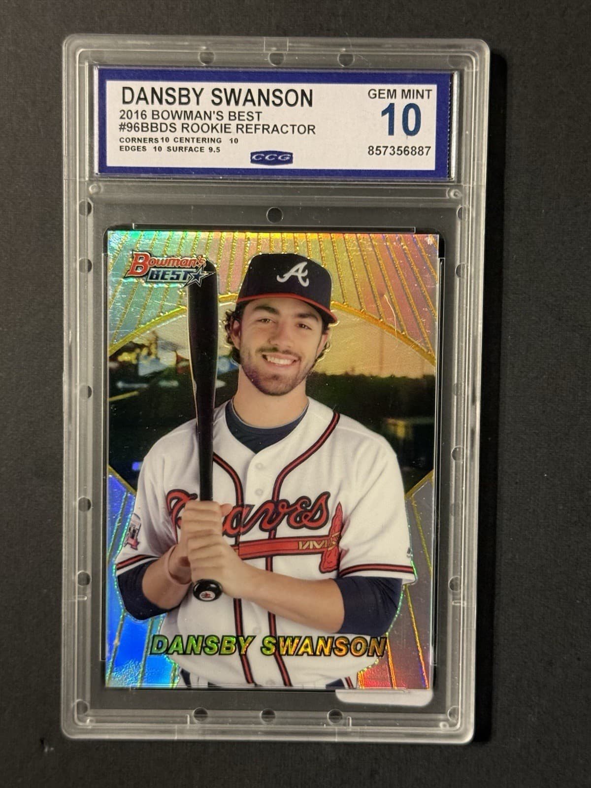 Dansby Swanson 2016 Bowman 2016 Bowman refractor