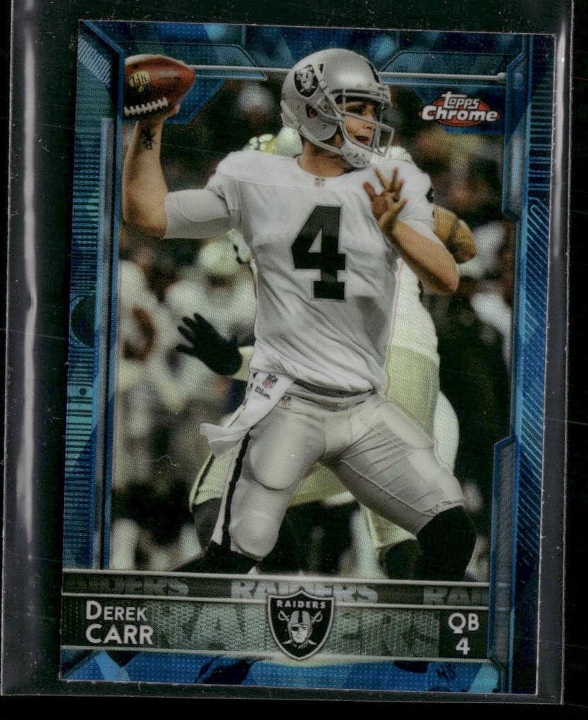 Mini Derek Carr 2015 Topps Chrome 2015 Topps Chrome