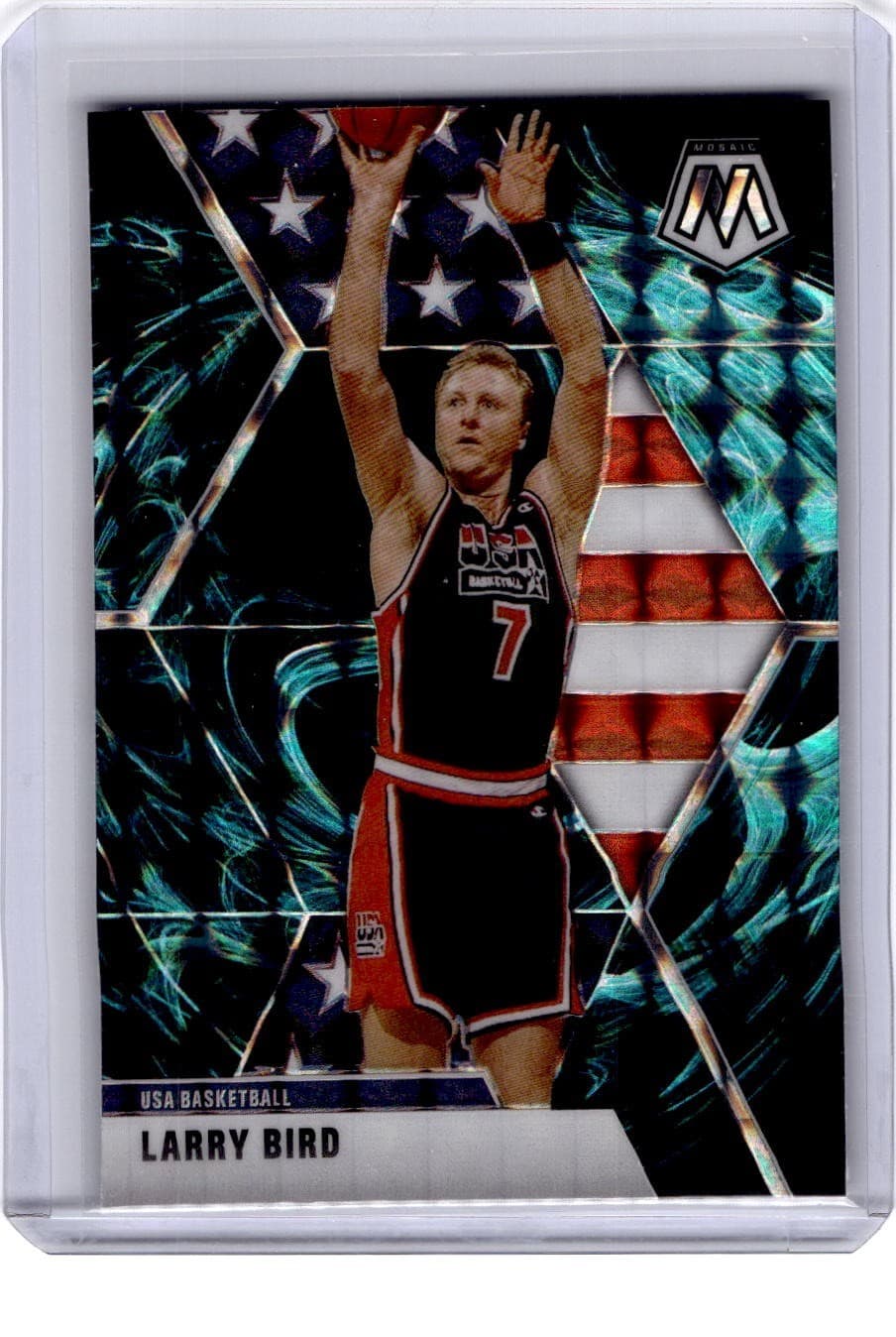 Larry Bird Genesis 2019 Panini Mosaic
