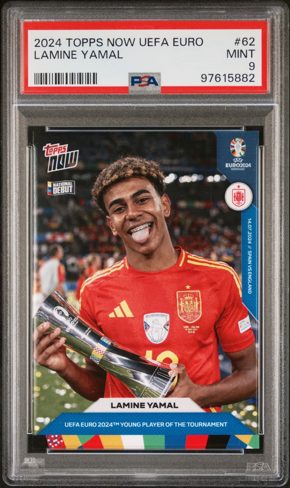 NOW UEFA EURO LAMINE YAMAL 2024 Topps
