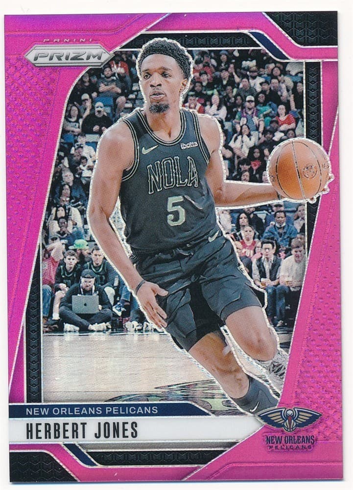 HERBERT JONES -25 PRZM PINK NE 2024 Panini 2024 Panini pink