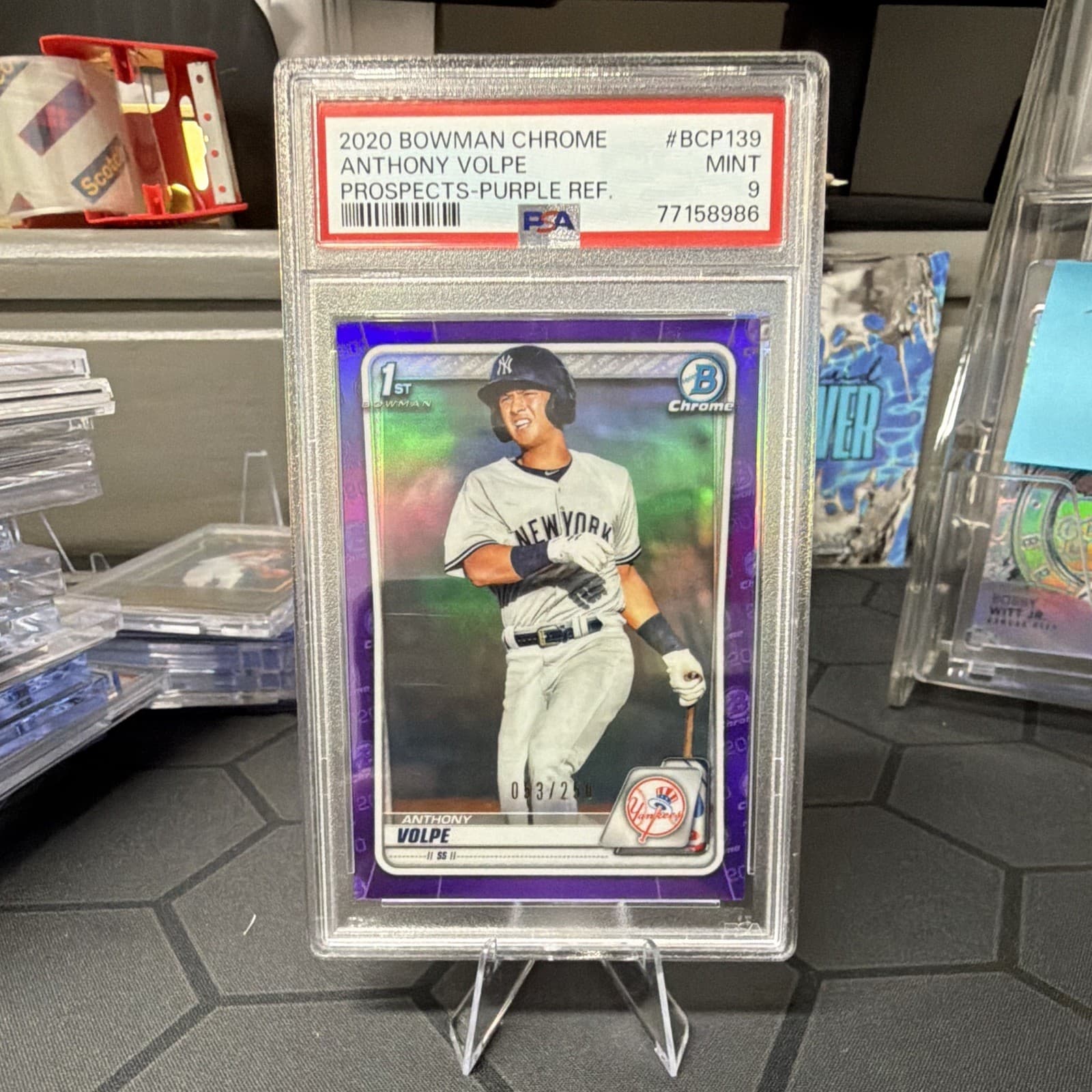 Prospects Anthony Volpe 2020 Bowman 2020 Bowman purple