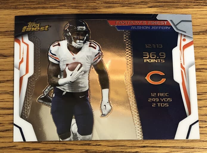 Alshon Jeffery Fantasy 2014 Topps Finest 2014 Topps Finest