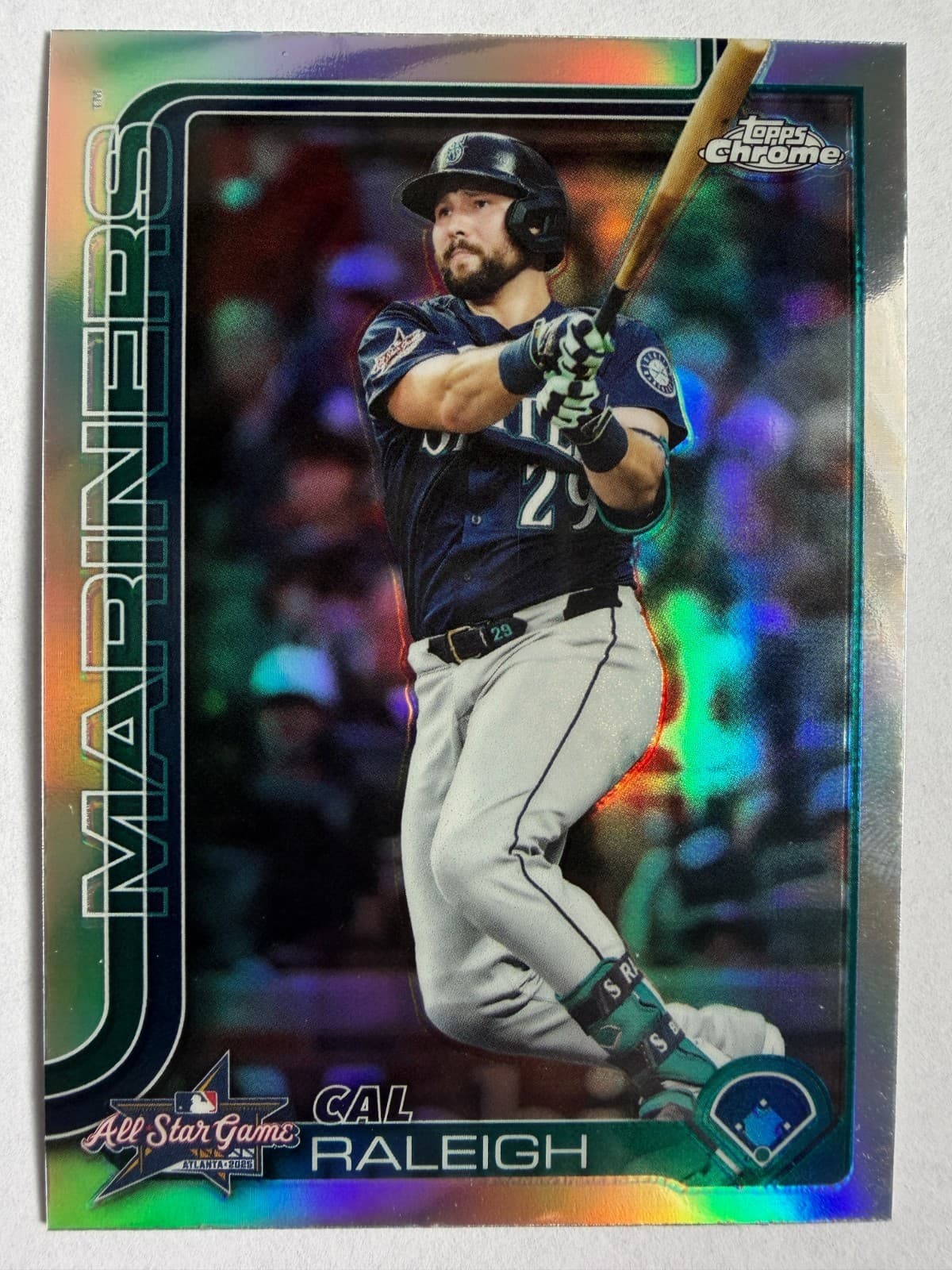 Cal Raleigh All 2025 Topps Chrome 2025 Topps Chrome example 2